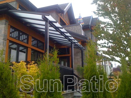 patio cover frosted glass