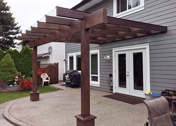 patio cover frosted glass